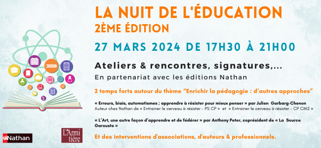 bannière de la Nuit de l'éducation