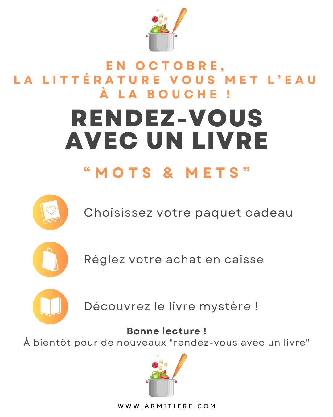 visuel rdv livre octobre mots et mets